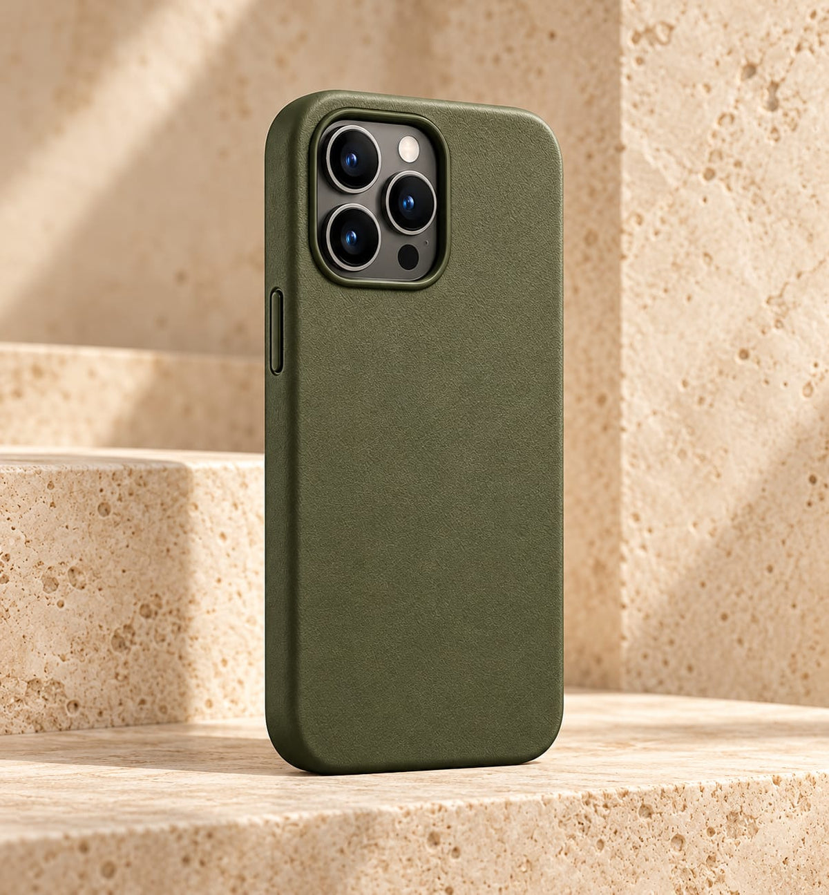 AZU Classic iPhone-hoesje met textuur – elegante bescherming voor elke dag