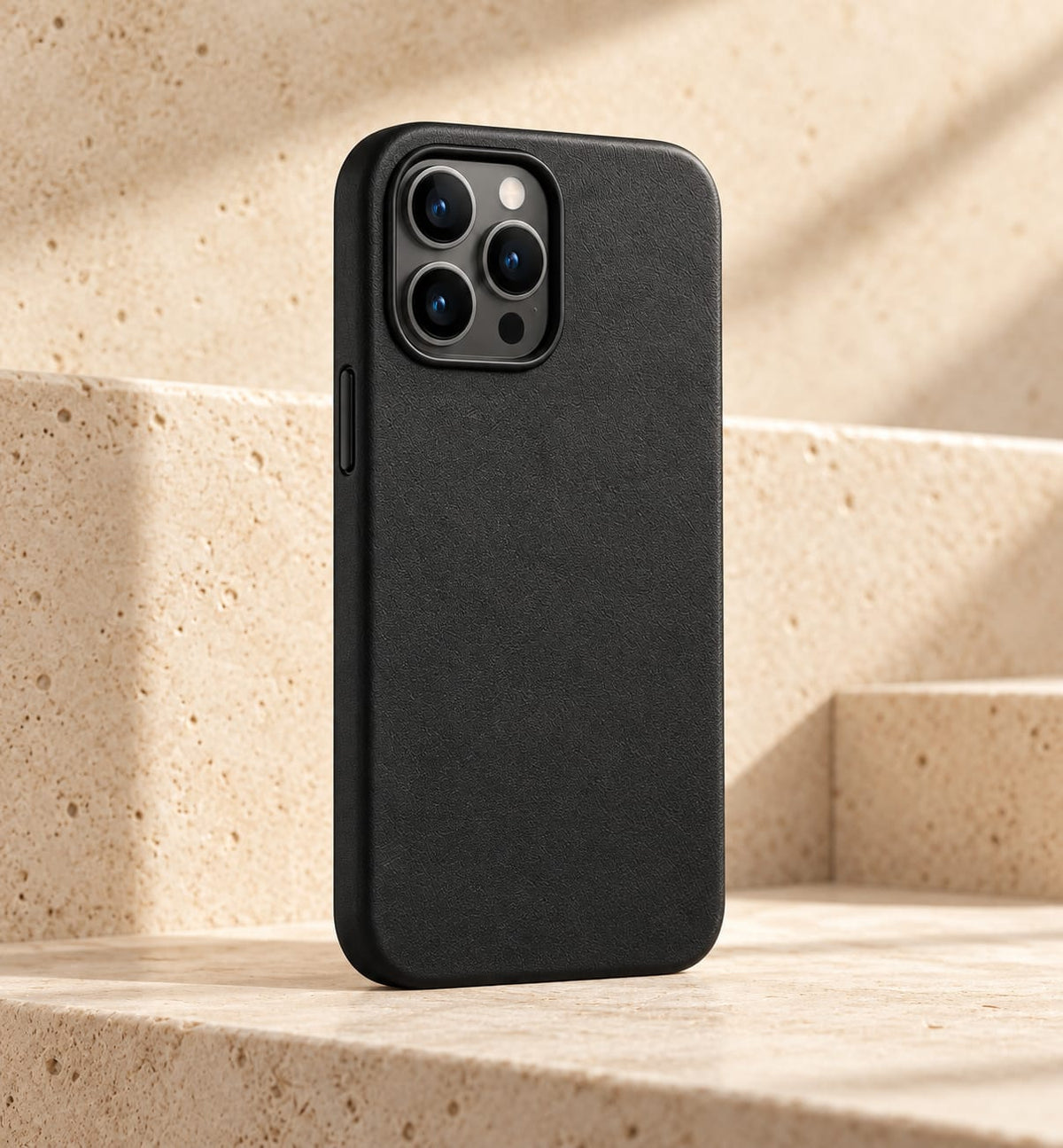 AZU Classic iPhone-hoesje met textuur – elegante bescherming voor elke dag